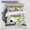 3pcs Duvet Cover Set (1*Duvet Cover + 2*Pillowcase, Without Core), Snoopy Print Bedding Set, Bedroom Decor, All‑Season, Birthday Gift