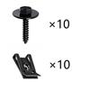 Metal Fenders Liner Engine Splash Shield Hex Head Screw Nut Kit Universal Automotive Replacement Tool For Basic Car Tools Kit