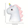 Xiaomi Unicorn Cute Silicone LED Night Light For Kids Children USB Rechargeable Cartoon Animal Bedroom Decor Touch Night Lamp for Gifts