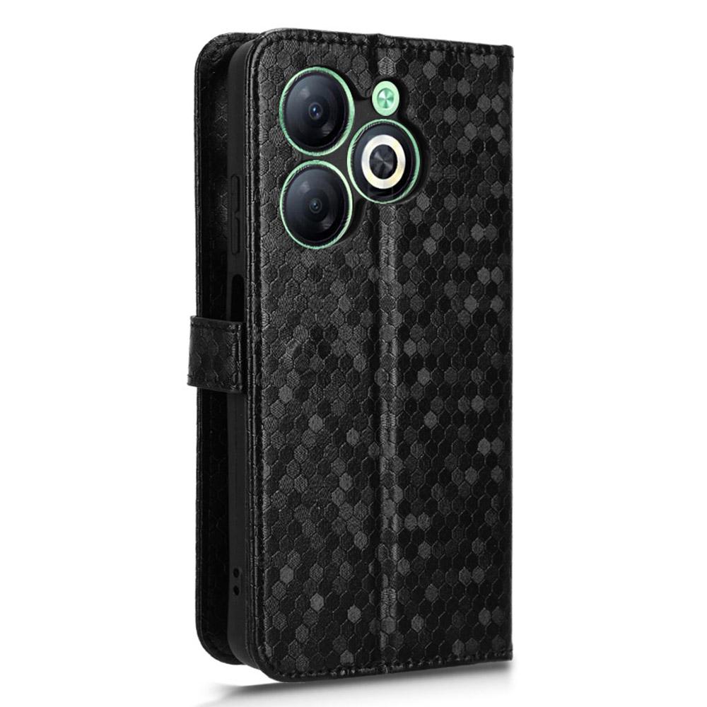 For Infinix Smart 8 4G Magnetic Phone Case Leather Drop-Proof Card Slot Cover with Strap