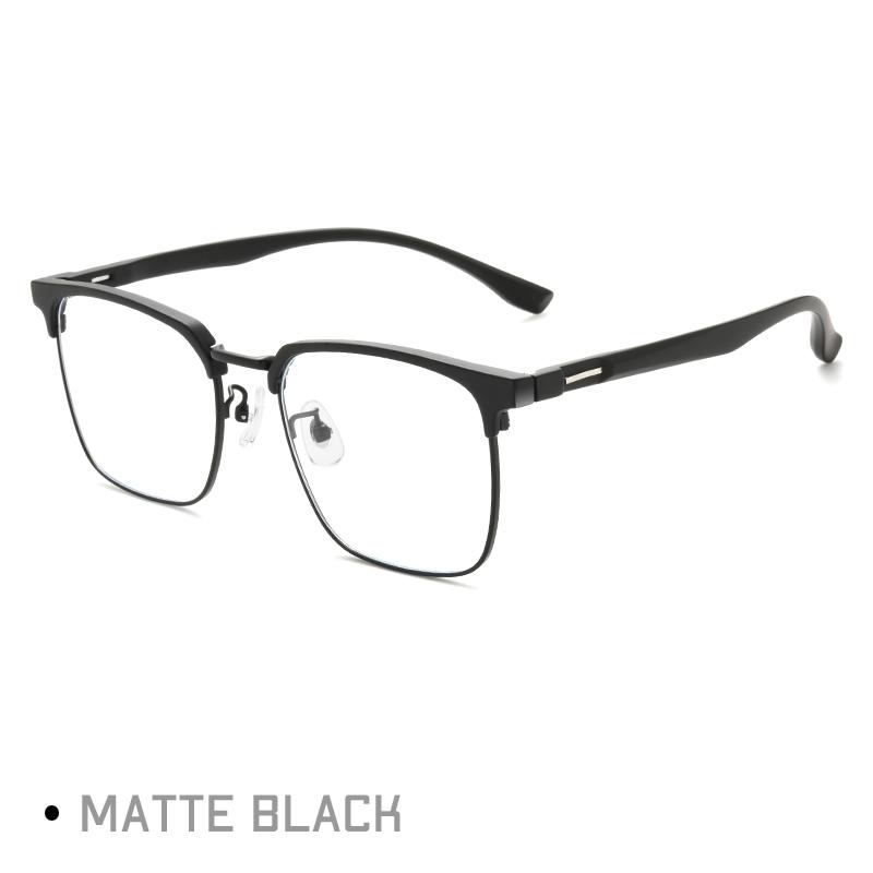 

Gmei Optical Ultralight Men Glasses Frame Fashion Alloy TR90 Women Retro Square Prescription Spectacles Frames Eyewear TM16