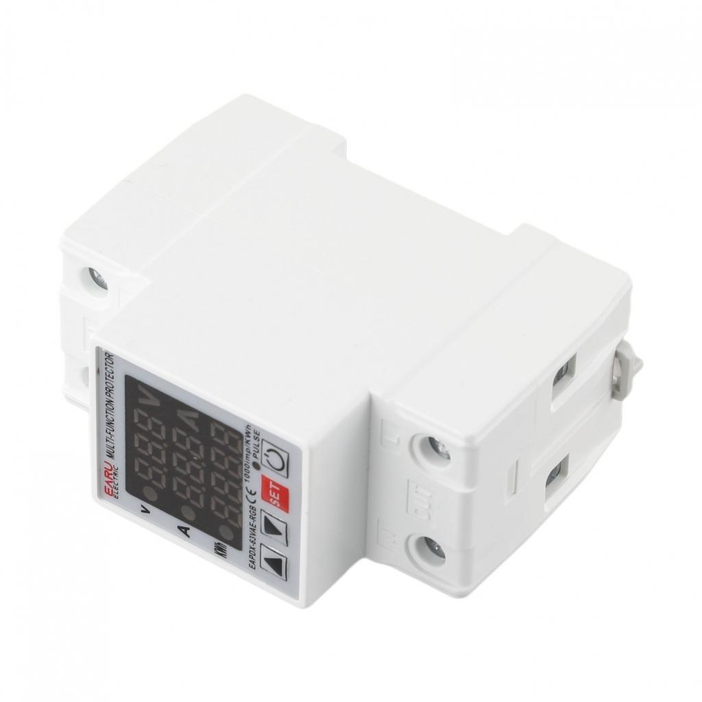 Din Rail Protector Relay Over Voltage Reconnect Time