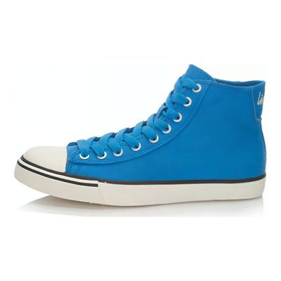 Comfortable Casual High-Top Skate Shoes Men Sneakers Blue White ALAL103-2