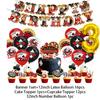 Casino Poker Chips Theme Birthday Party Decorations Playing Cards Money Golden Glitters Red Curtain BalloonS Cake Topper Banner