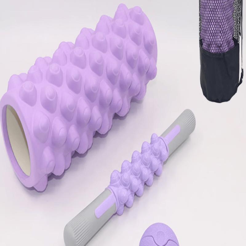LISM 4-in-1 Yoga & Pilates Foam Roller Kit