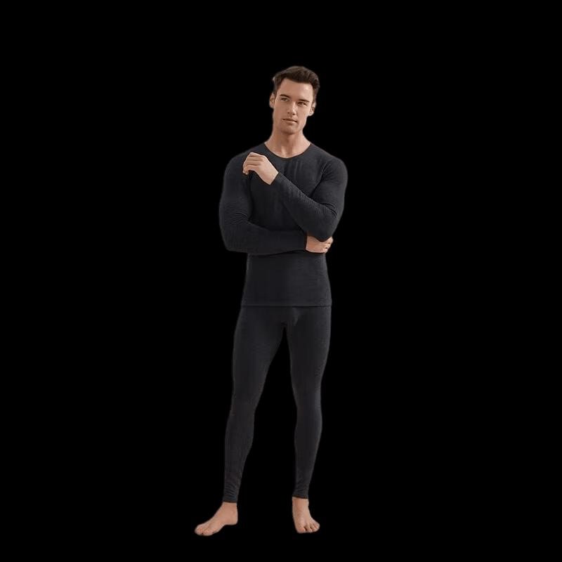 Hengyuanxiang Men s Antibacterial Thermal Underwear Set 180