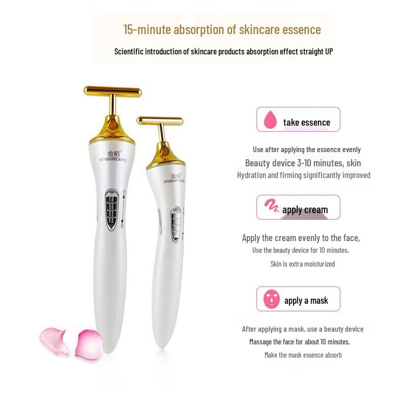 Jindao KD9060 Gold Bar Facial Massager CN Plug (adapter Included)