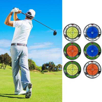 Iron Golf Ball High Precision Marker with Portable Putting Green Reader Golf Marker Clip