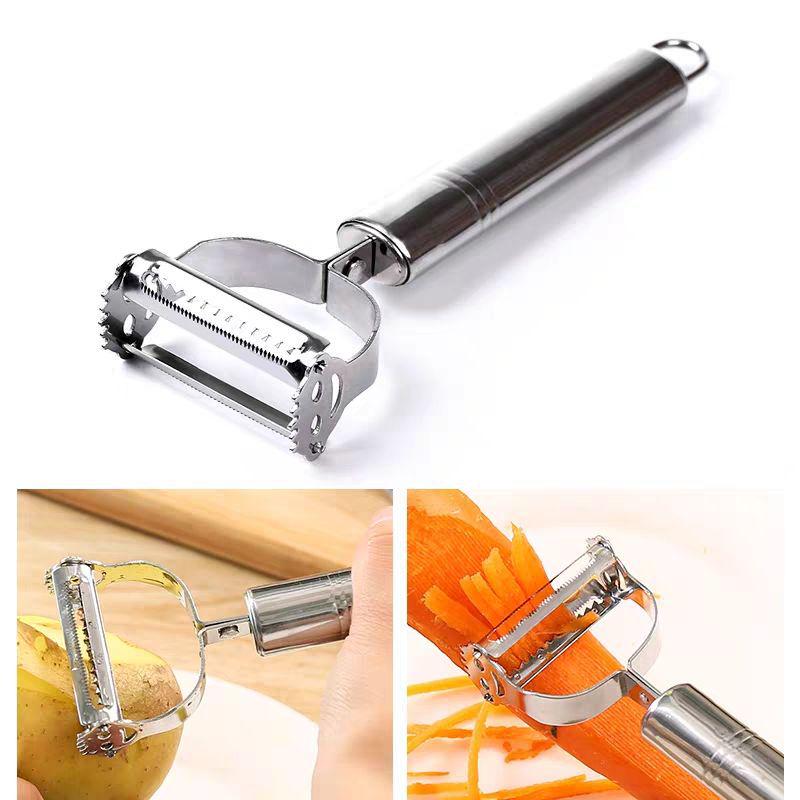Multifunctional Stainless Steel Peeler and Grater for Fruits and Vegetables