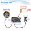 GC03 Recording Card Movement Creative Gift Box Christmas Birthday Card Music Cover Wall MP3 Download Voice Module Type C
