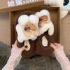 Thick bottom fluffy slippers women wear 2025 new autumn and winter high sense Internet celebrity super fire fluffy cute cotton slippers