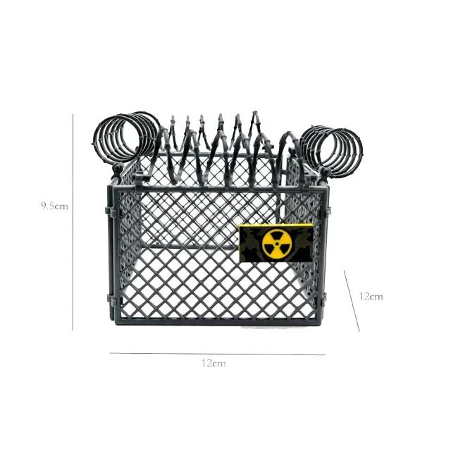 MOC 30104 92338DIY City Military Base Barbed Wire Fence Mesh Isolation Net for WW2 SWAT Weapons Building Blocks Model Bricks Set