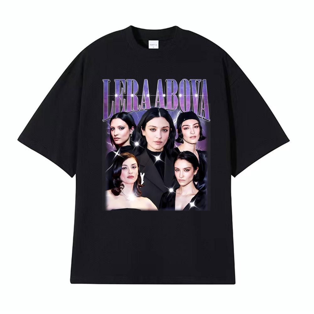 Lera Abova Vintage Graphic Tshirts Mens Women Clothing Fashion High Street T Shirt Hot Sale Oversized Cotton Comfort T Shirts
