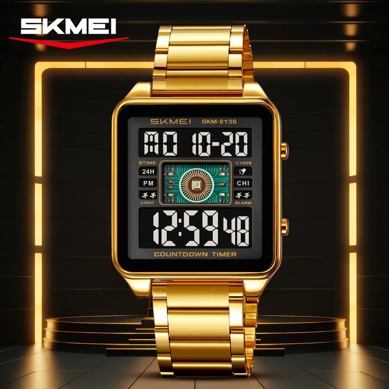 Fashion Watch Multifunctional Men's Watch Chronograph Electronic Watch Sports Waterproof Men's Watch