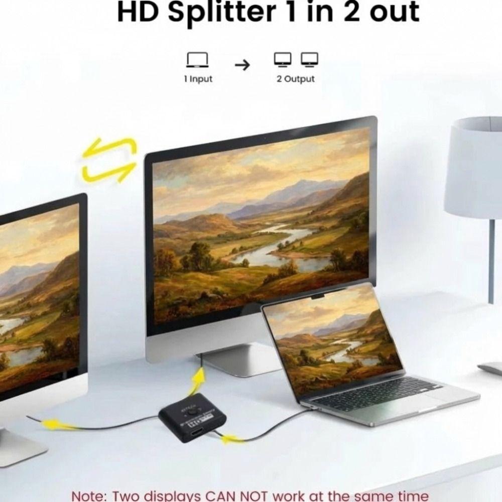 4K@60hz HDMI Splitter 8k@60hz HDTV Splitter HDMI Switch for PS3 PS4 TV Box Monitor Projector Office