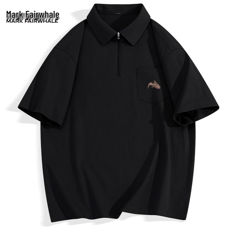 Mark Fairwhale Men s American Retro Half-Zip Short Sleeve Shirt 2XL