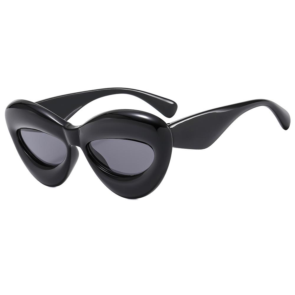Candy-Colored Cat Eye Fashion Sunglasses - European & American Street Style
