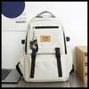 2023 Trendy Nylon Korean-Style Backpack for College Students: Large Capacity Men's and Women's Casual Travel Bag.