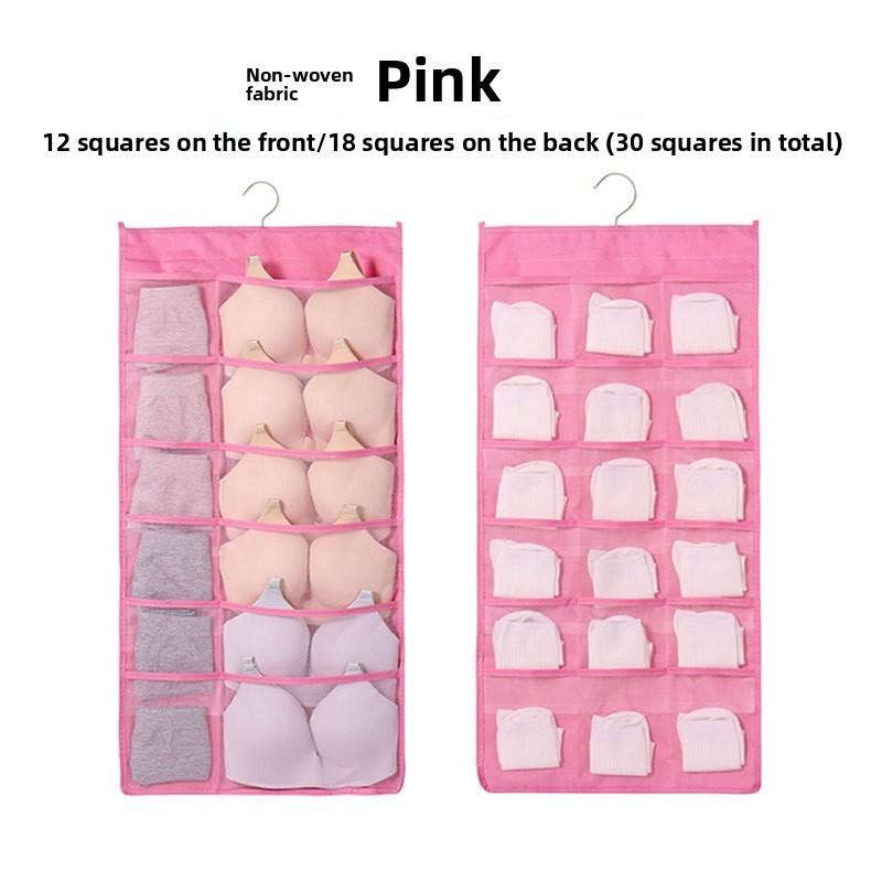 Underwear Organizer Wall Hanging With Nonwoven Fabric For Bedroom Storage