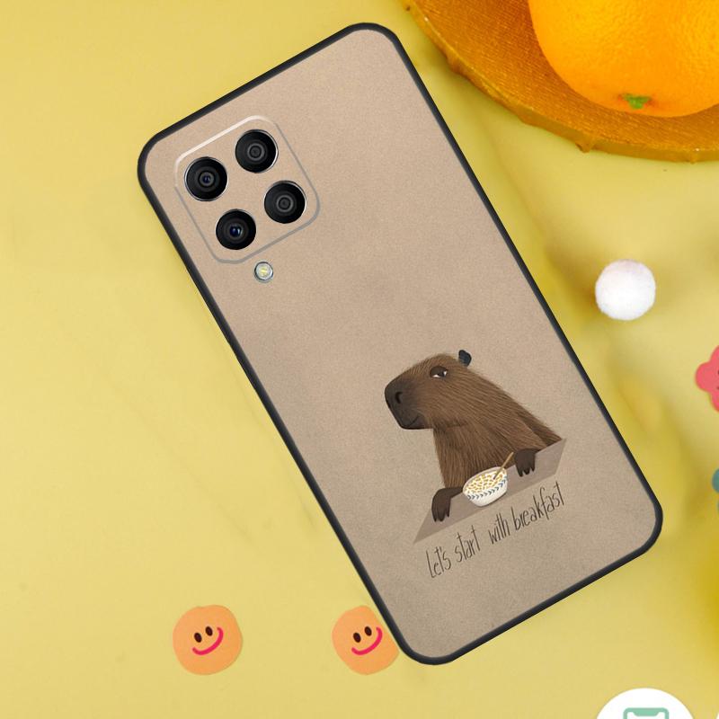 Étui Animal Capybara Pour Samsung Galaxy M15 M35 M55 M11 M14 M34 M54 M31 M13 M53 M51 M12 M32 M52 M16 M36 M56