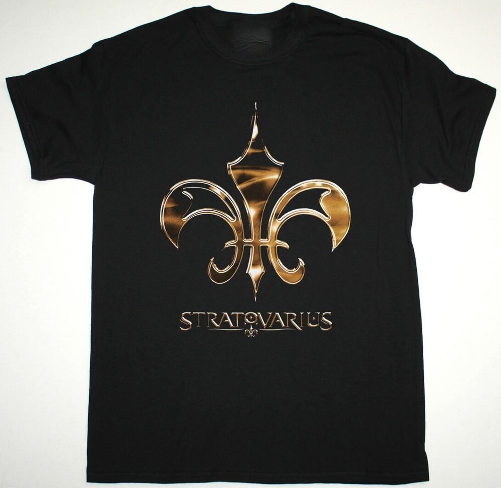 Vtg Stratovarius Band Heavy Cotton Black Full Size Men Women Shirt Unisex T-Shirt S