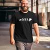 Biker Evolution T Shirt Vintage Top For Everyday Wear Breathable Homme Stylish Soft Designer Clothes Comfortable