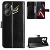For ZTE nubia Neo 3 5G PU Leather Case with Strap Crazy Horse Texture Phone Wallet Cover