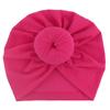 New Baby Products Children's Headscarf Hat Baby Solid Color Knotted Indian Pullover Hat Dome
