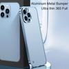 Luxury Aluminum Bumper Camera Protector Metal Phone Case For iPhone 16 15 14 Plus 13 12 11 Pro Max Shockproof Clear Matte PC Cover