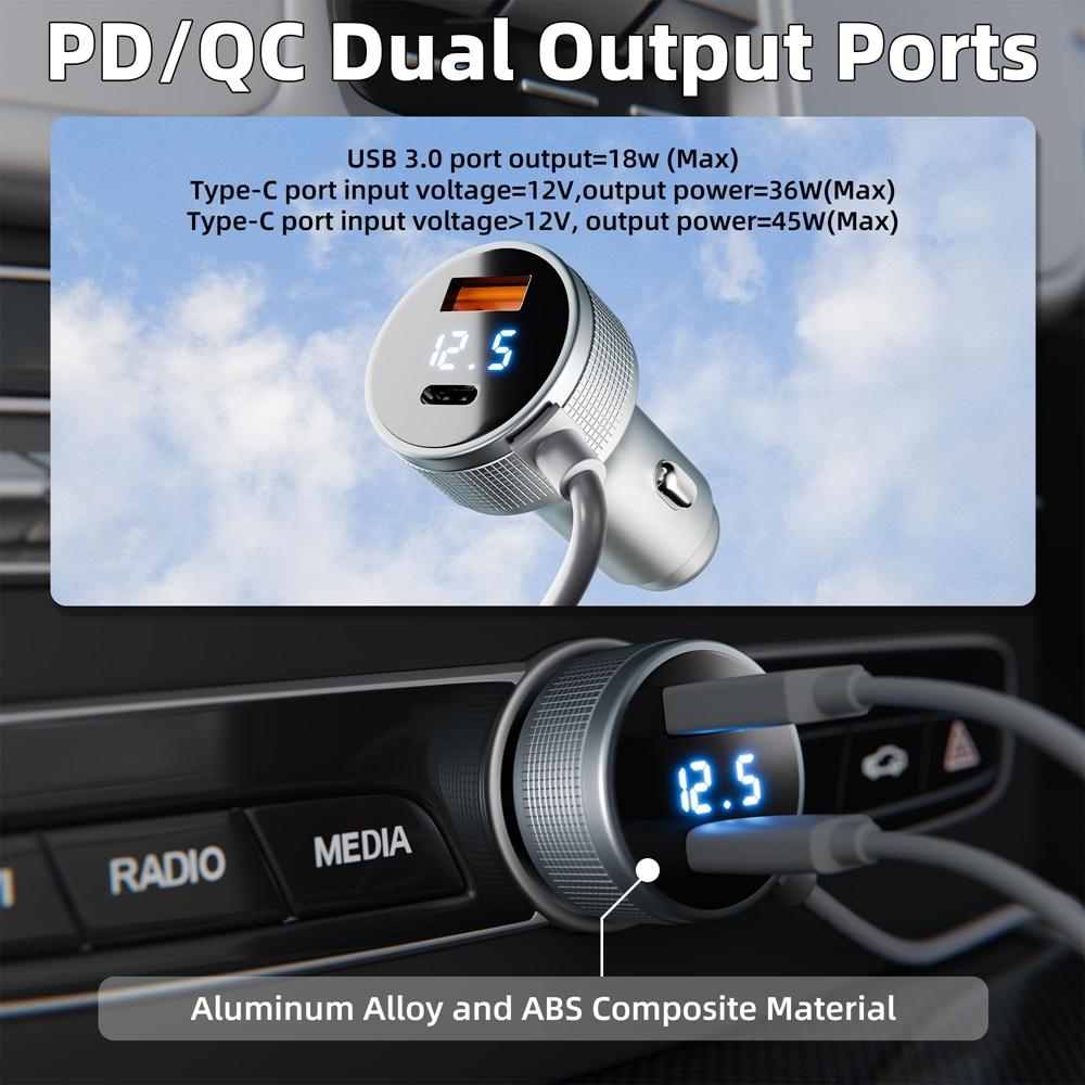 For Starlink Mini Car Charger Cable Adapter with DC-to-DC Step Up Converter 11V-16V Input Car Charger Waterproof Portable