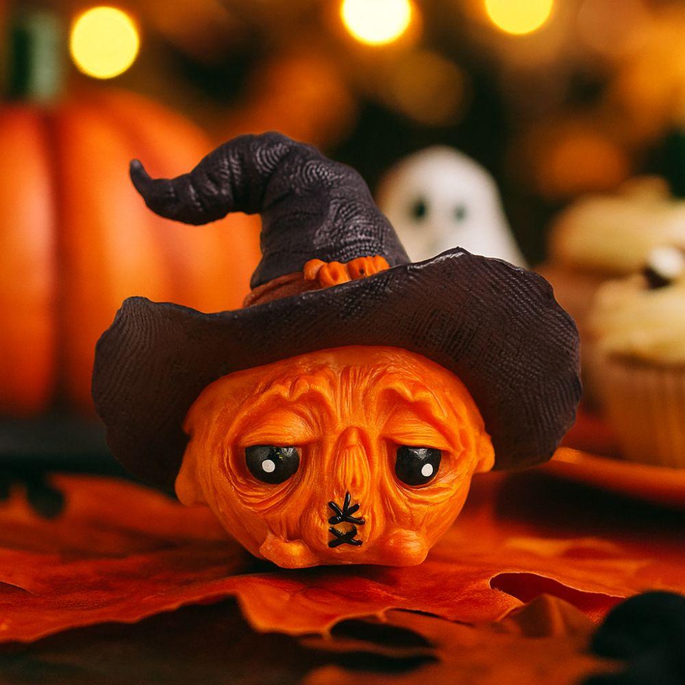 Funny Ghost Pumpkin Decoration Cartoon Resin Pumpkin Crafts  Festival Atmosphere