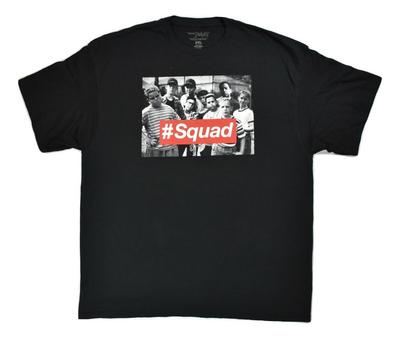 The Sandlot Herren Baseball #Squad Gruppenfoto Schwarzes T-Shirt Neu