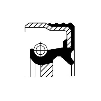 Corteco Shaft Seal, Differential 20031720B Rozmiar 1