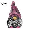 Colorful Yard Decor Hat Gnome Resin Statue, Faceless Dwarf Figurine with Wrinkled Hat, Cute Gnomes Waterproof Garden Ornament, Indoor Tabletop