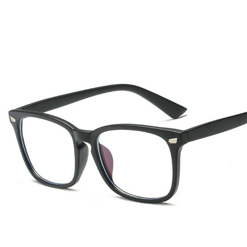 

Square Photochromic Prescription Eyeglasses Women Men Rivets Full Frame Nearsighted Glasses 0 -0.5 -0.75 -1.0 To -6.0 0