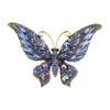 Colorful Rhinestone Butterfly Brooch Pin - Crystal Insect Shoe Decoration