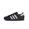 adidas Originale SUPERSTAR Rutschfest Abriebfest Niedrig geschnitten Skateboard Schuhe Unisex Schwarz Gold EG4959(Team129-)