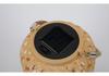 Solar Chinese Bamboo Rattan Weave Lantern - Spring Festival Outdoor Hanging Decoration for Balcony, Garden, and Courtyard.