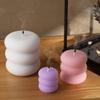 Silicone Mold for Candle Making 3D Round Resin Crafting Moulds Silicone Texture Suitable for Aesthetic Room Decors