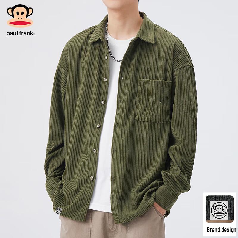 Paul Frank Men's Casual American Style Long-Sleeve Shirt