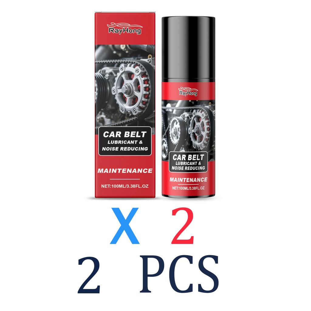 Car Belt Dressing Spray 100ml Stops Squeaks Noise Reducer for Serpentine Belts Anti Slip Lubricant Prevents Cracking Wear