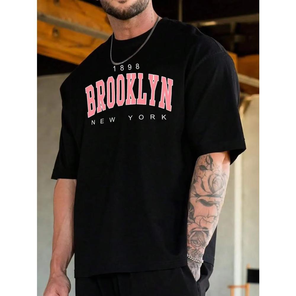 City Cotton Print New York T-shirt Brooklyn T Shirt Los Angeles T-shirts California Tshirts Los Angeles Cothing Chicago Tee Tops