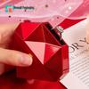 Heart-shaped Diamond Surface Jewelry Box - Automatic Opening Proposal Ring Storage