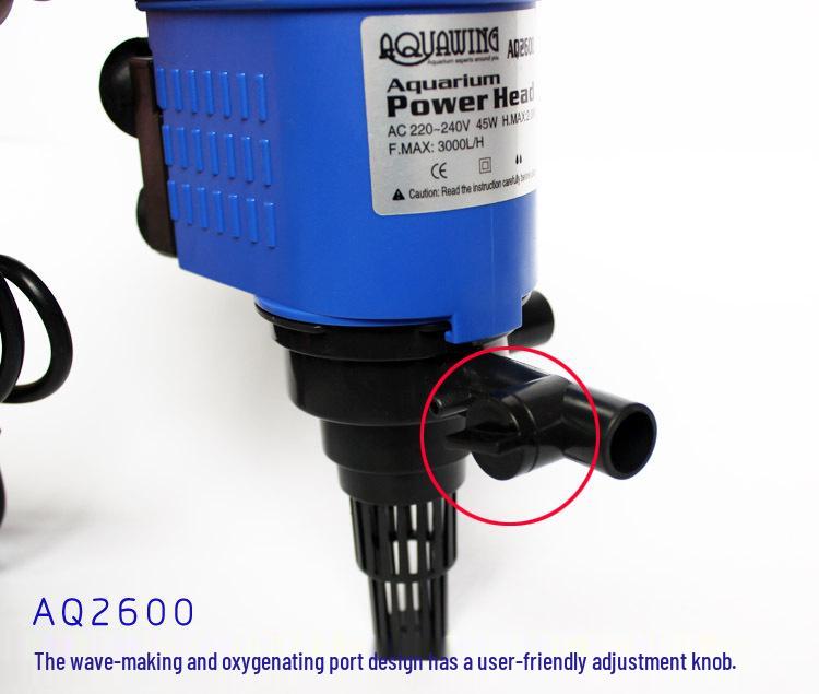 Three-in-One Submersible Fish Tank Pump & Filter with Circulation and Oxygenation