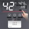 6000W 220v/50Hz Instant Heating Electric Hot Water Heater LED Display Quick Heater Household Temperature Adjust + Shower Nozzle