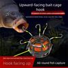 String Hook Fishing Bait Cage 6 Hook Carbon Steel Line Group Feeder Sinker New Design Square Bait Shape Fishing Spring Bait Cage