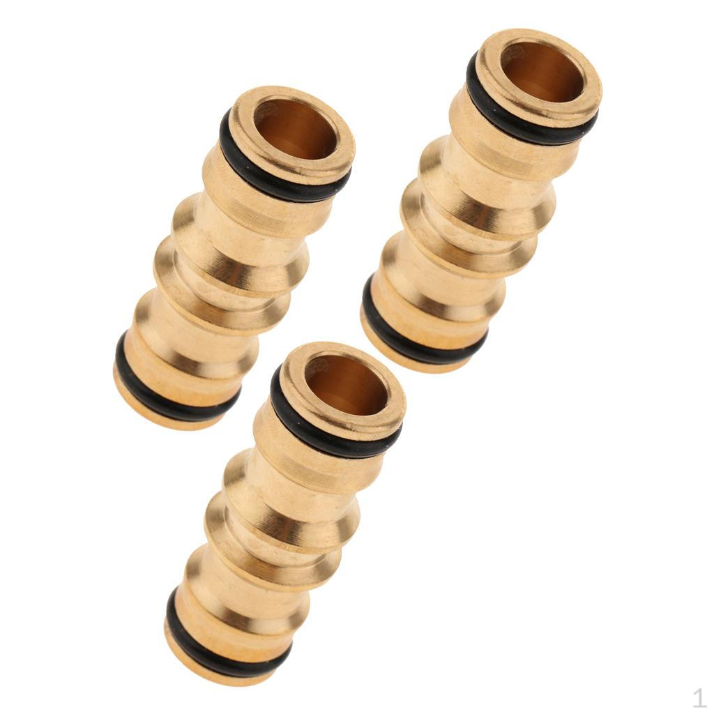 

3 шт. Садовый водяной шланг Латунь 1/2 дюйма Быстроразъемный штекер