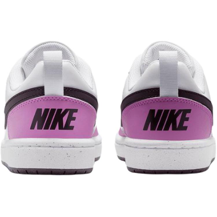 Nike Court Borough Recraft Versatile Comfortable Low-Top Kids Skate Shoes Kids sneaker Pink White DV5456136