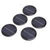 5pcs Round Solar Panels 0.28W Round Monocrystalline Silicon Solar Cell Panels for Small Electronic Devices