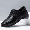 Men's shoes Flat shoes Walking shoes Lazy simple soft-soled men's casual leather shoes